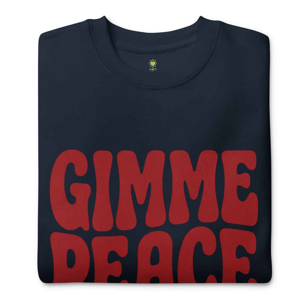 Gimme Peace Unisex Premium Sweatshirt - Alivwood