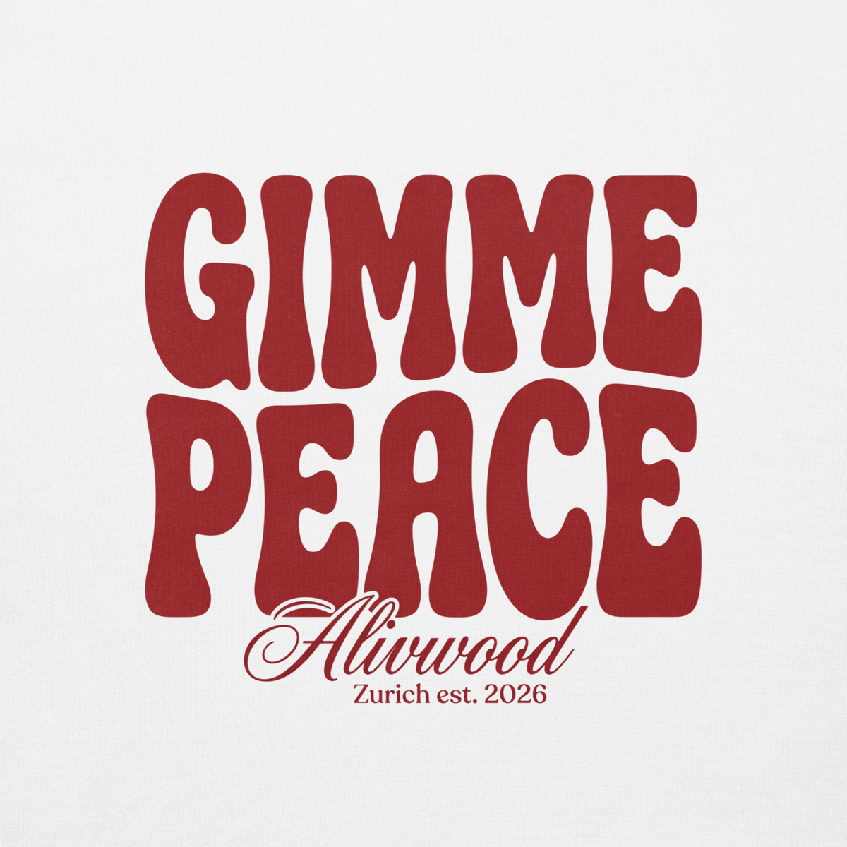 Gimme Peace Unisex Premium Sweatshirt - Alivwood