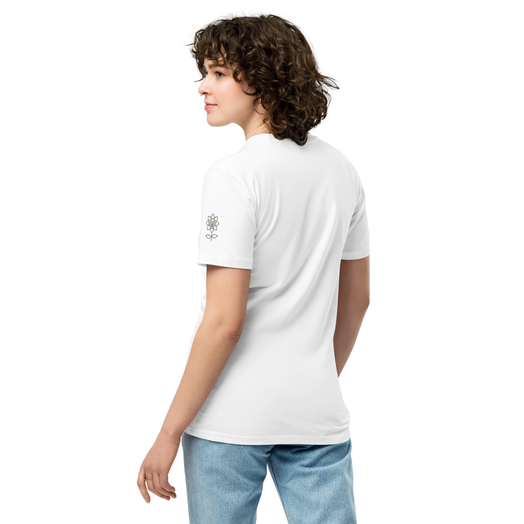 Cute Aquarius Ghost mode white Unisex premium t-shirt - Alivwood