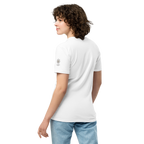 Cute Aquarius Ghost mode white Unisex premium t-shirt - Alivwood