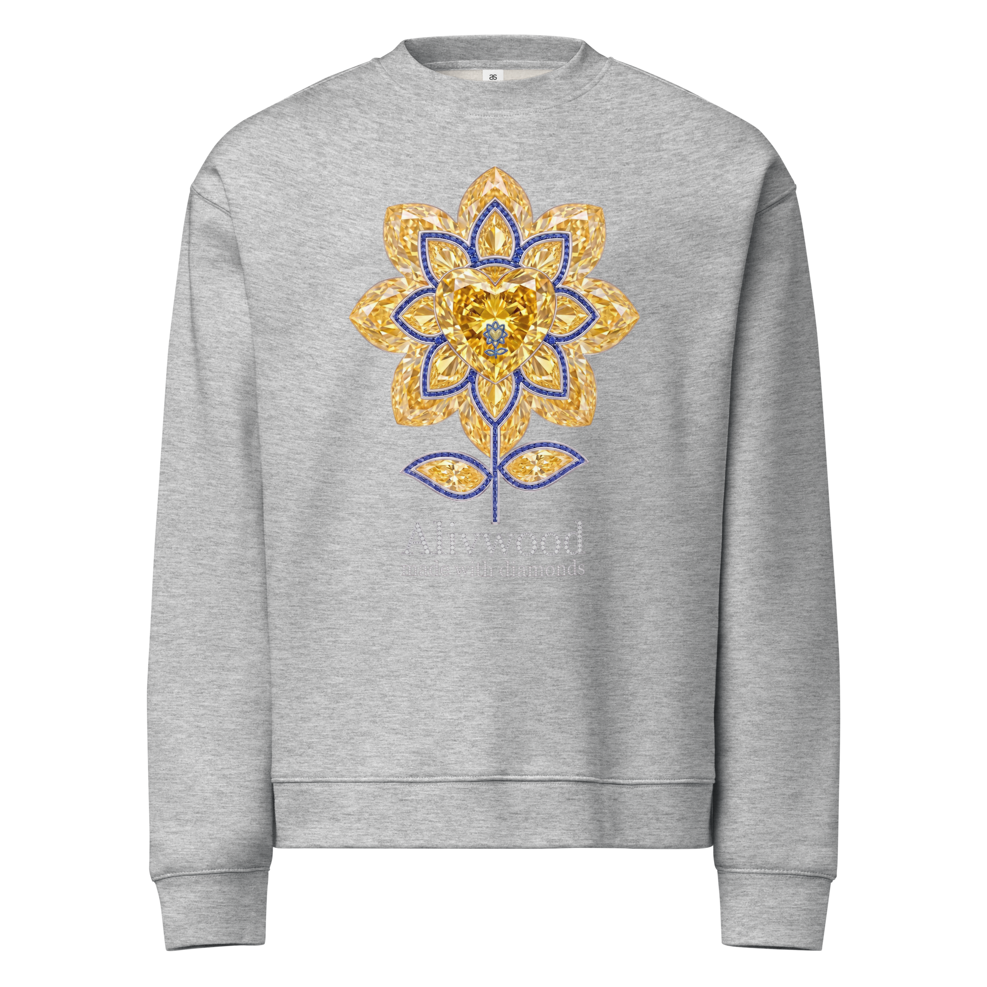Alivwood Signature Made with Diamonds Sweatshirt - Alivwood