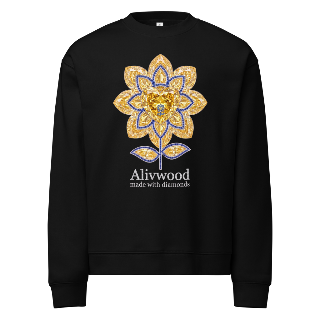 Alivwood Signature Made with Diamonds Sweatshirt - Alivwood