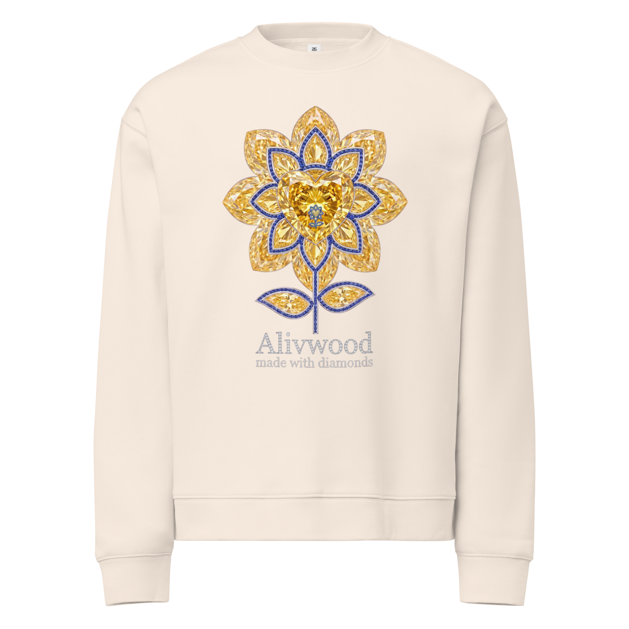Alivwood Signature Made with Diamonds Sweatshirt - Alivwood