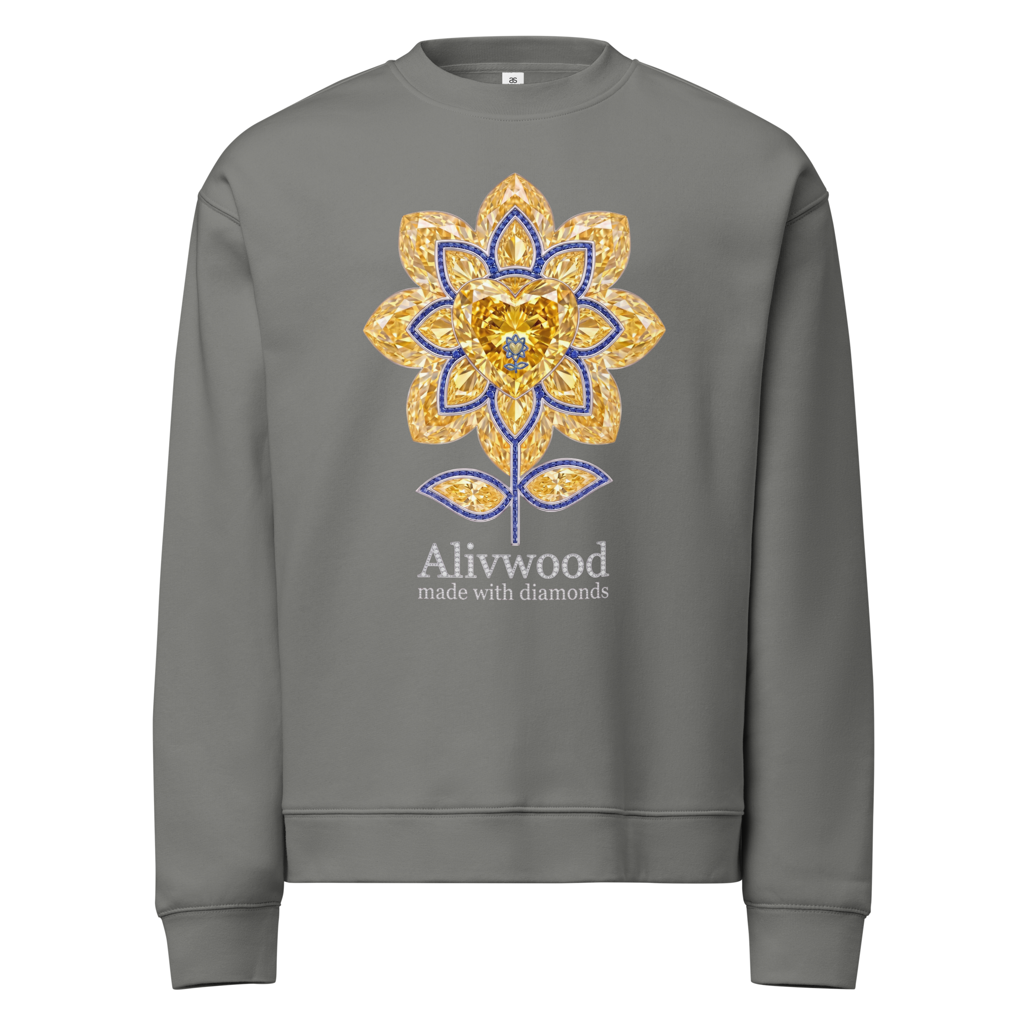 Alivwood Signature Made with Diamonds Sweatshirt - Alivwood