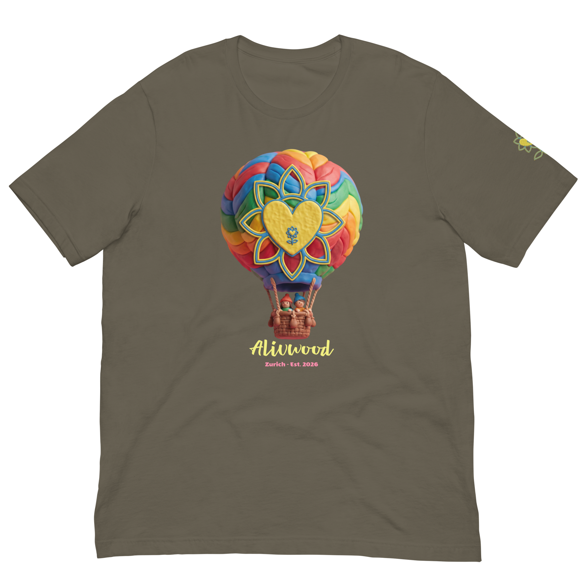 Alivwood Air Balloon Unisex t-shirt - Alivwood