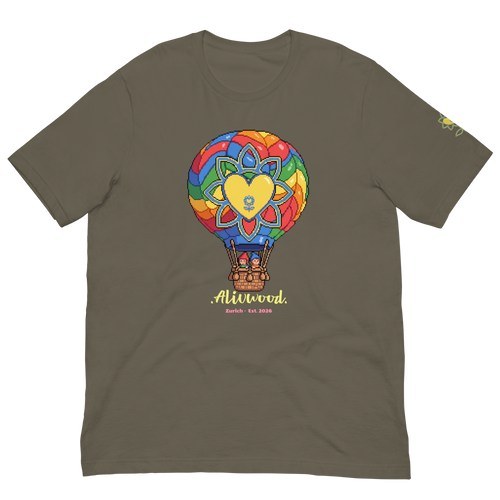 Alivwood Air Balloon Unisex t-shirt - Alivwood