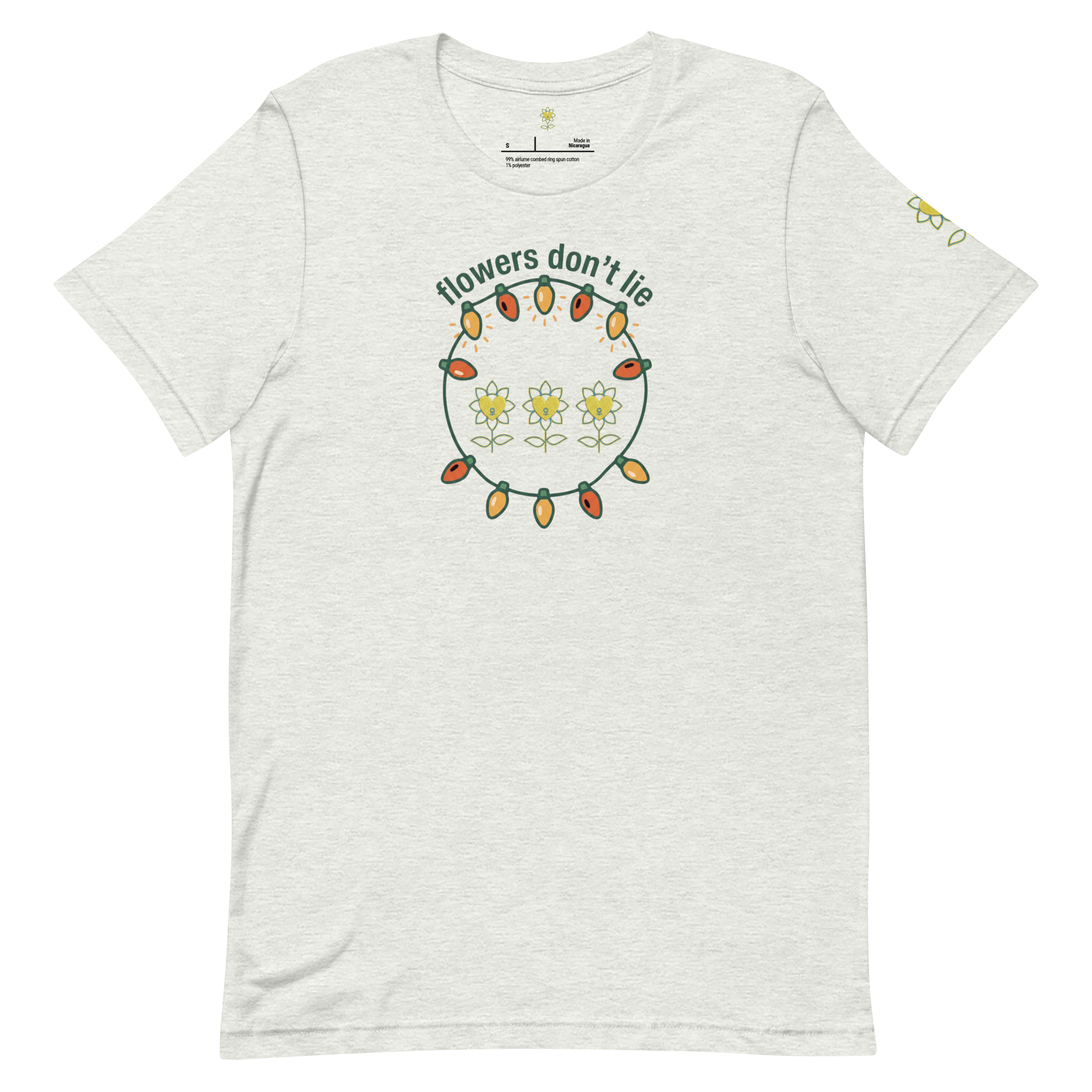 FlowersDontLie Unisex t-shirt - Alivwood