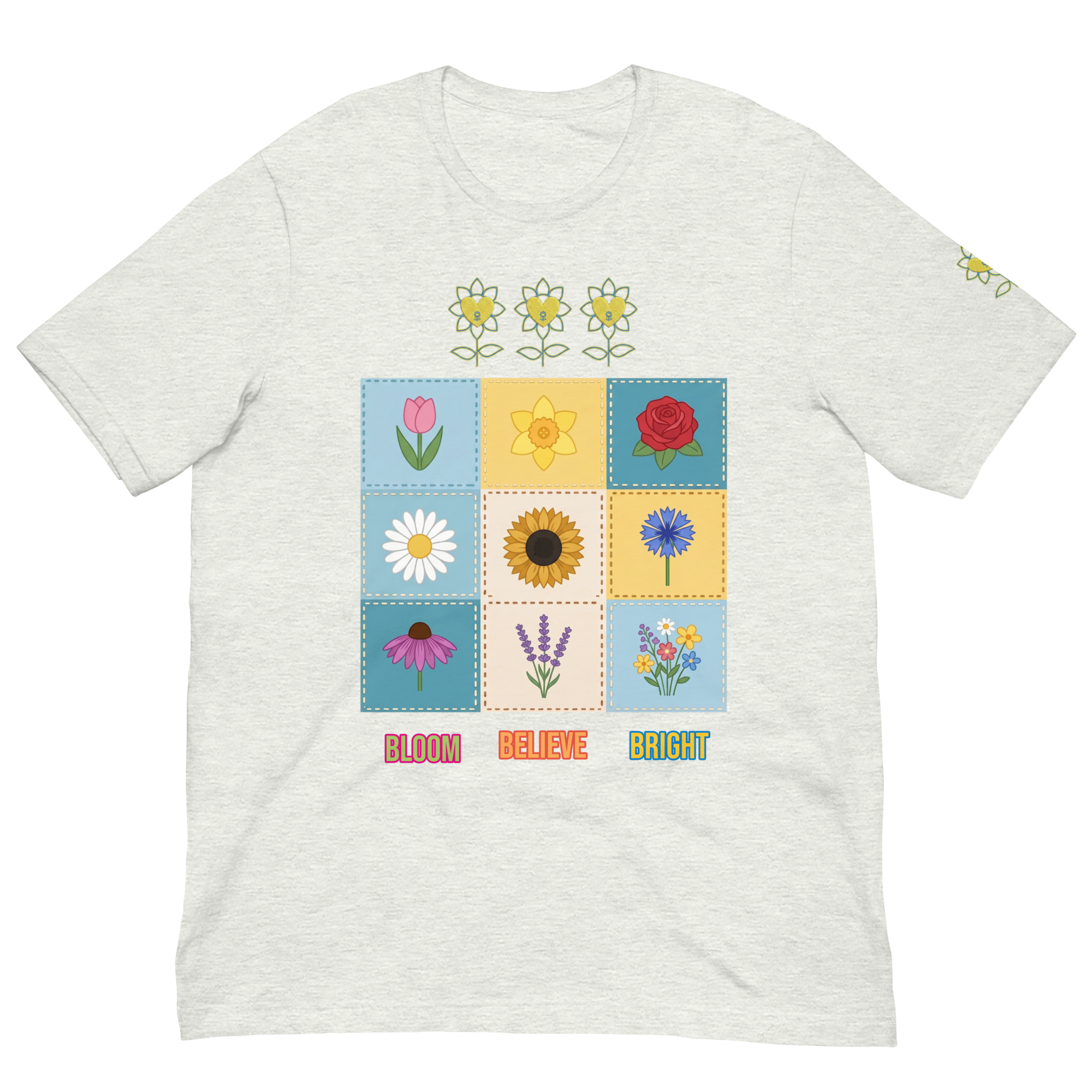 Flower matrix Unisex t-shirt - Alivwood
