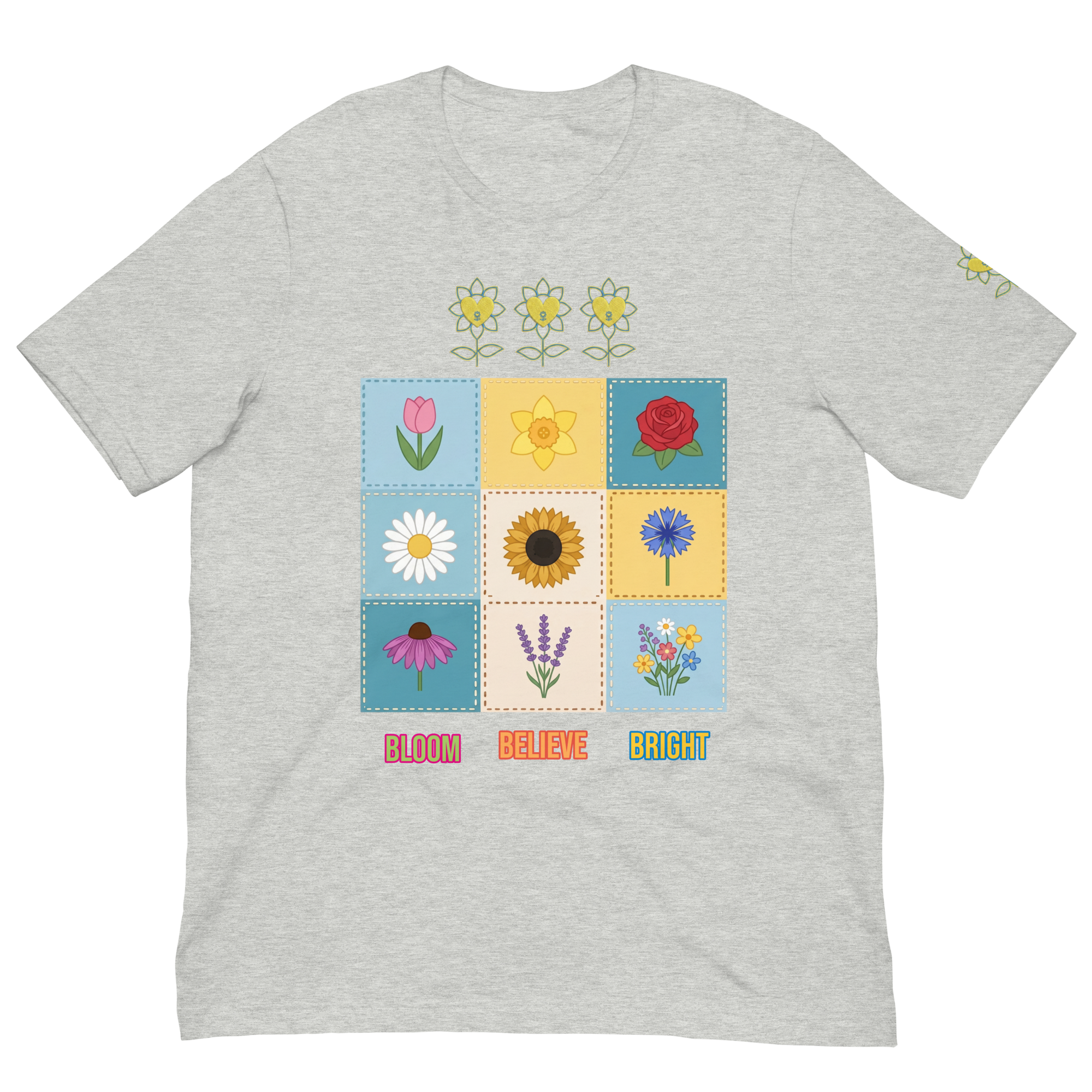 Flower matrix Unisex t-shirt - Alivwood