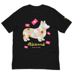 Flower Dog Unisex t-shirt - Alivwood