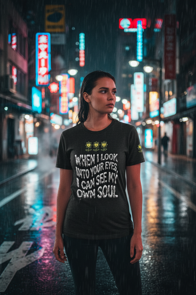 When I Look Into Your Eyes Tee - Alivwood