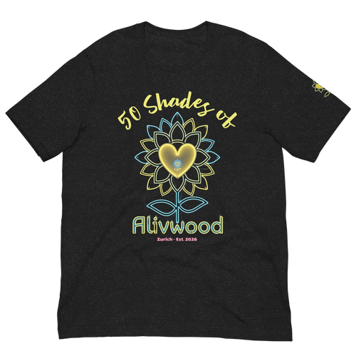 Alivwood 50Shadesof Unisex t-shirt - Alivwood