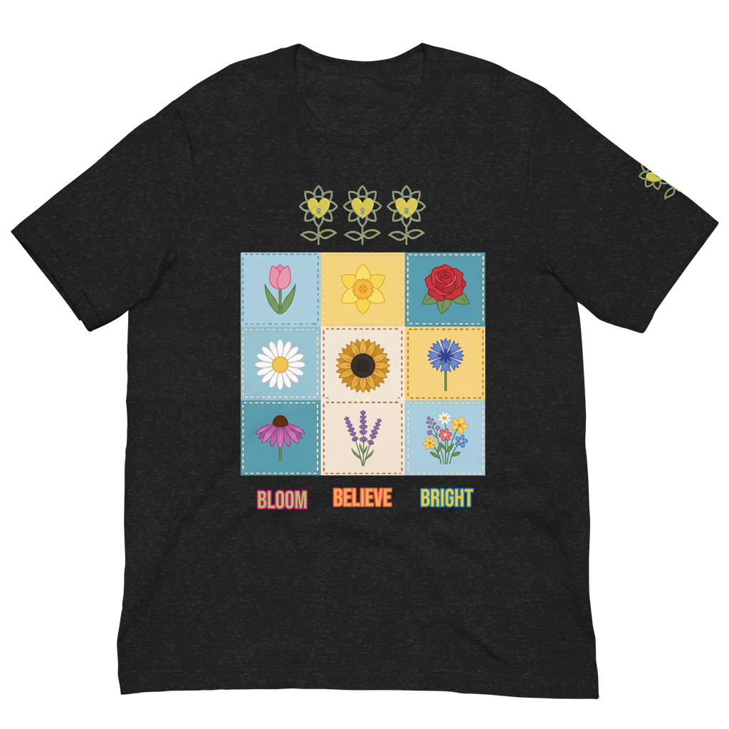 Flower matrix Unisex t-shirt - Alivwood