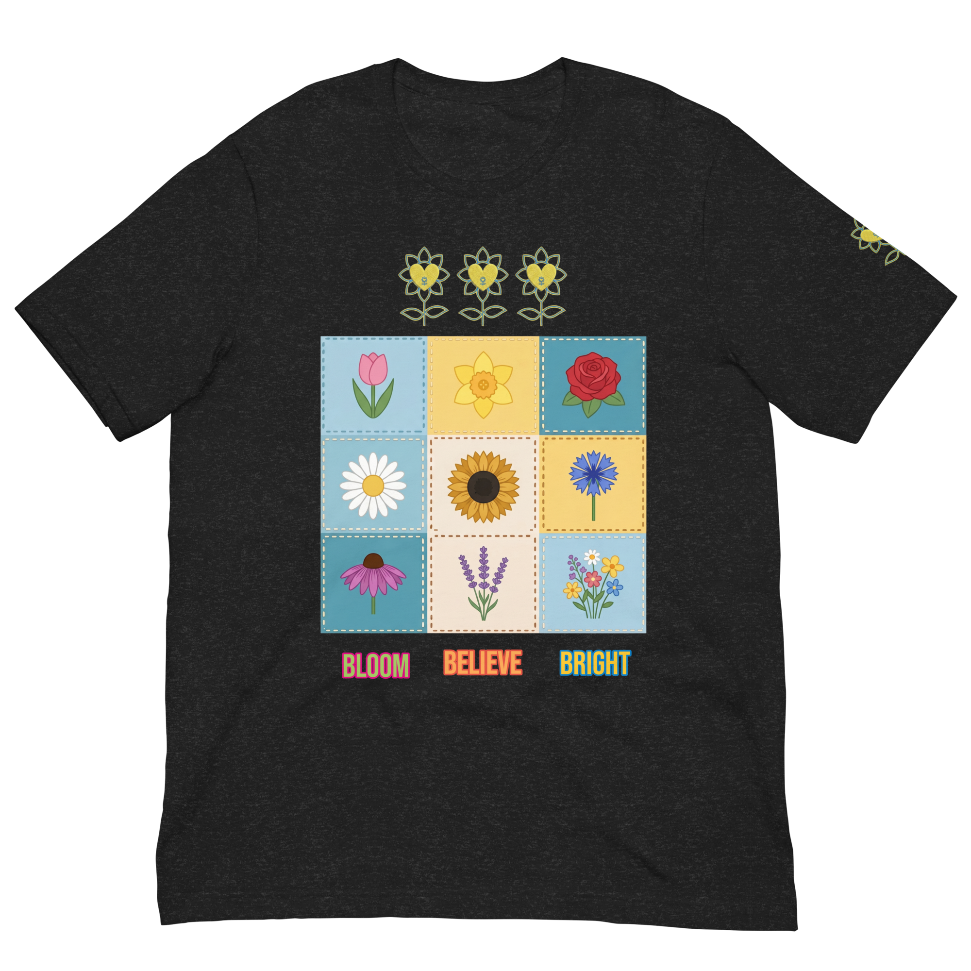 Flower matrix Unisex t-shirt - Alivwood
