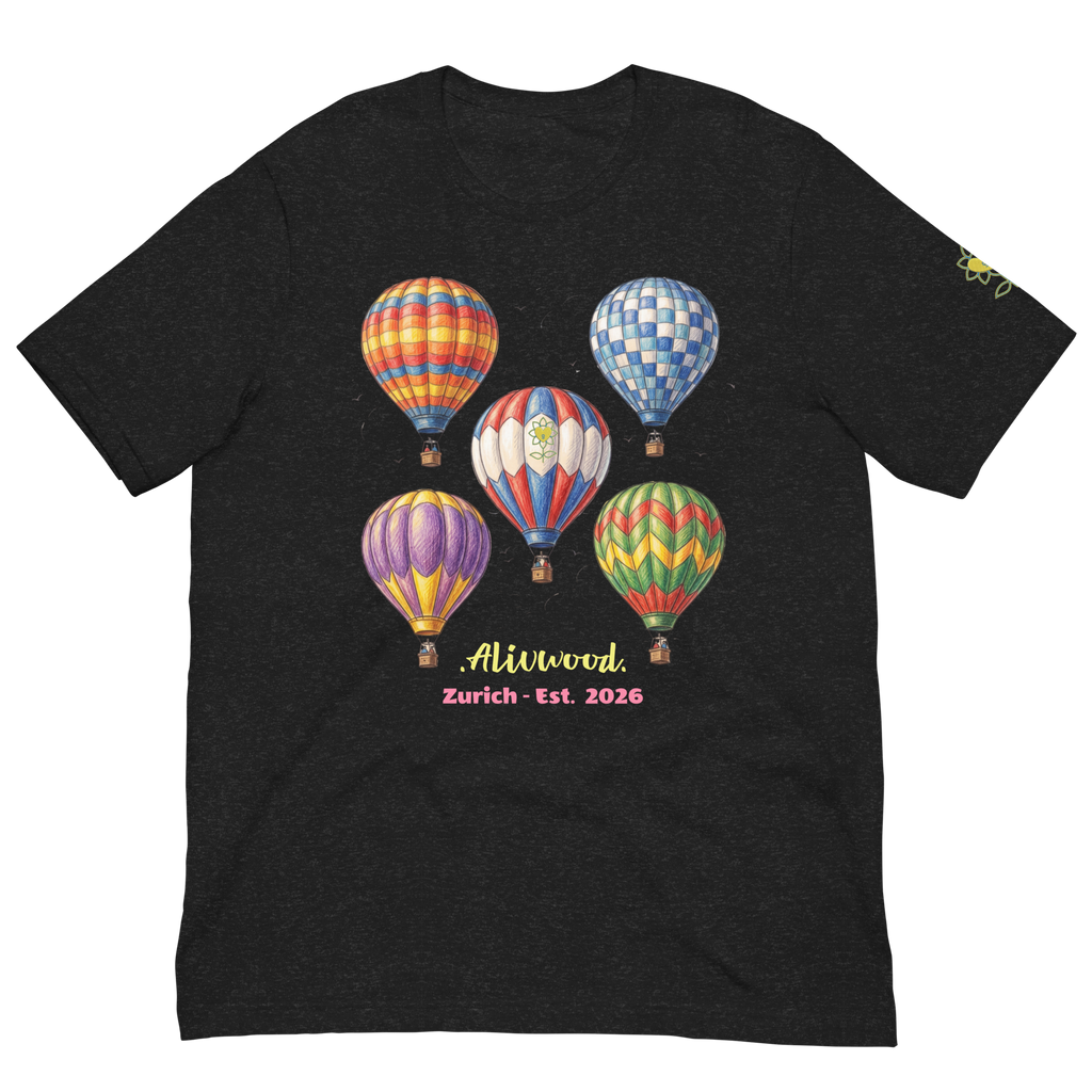 Alivwood Air Balloons Unisex T-shirt - Alivwood