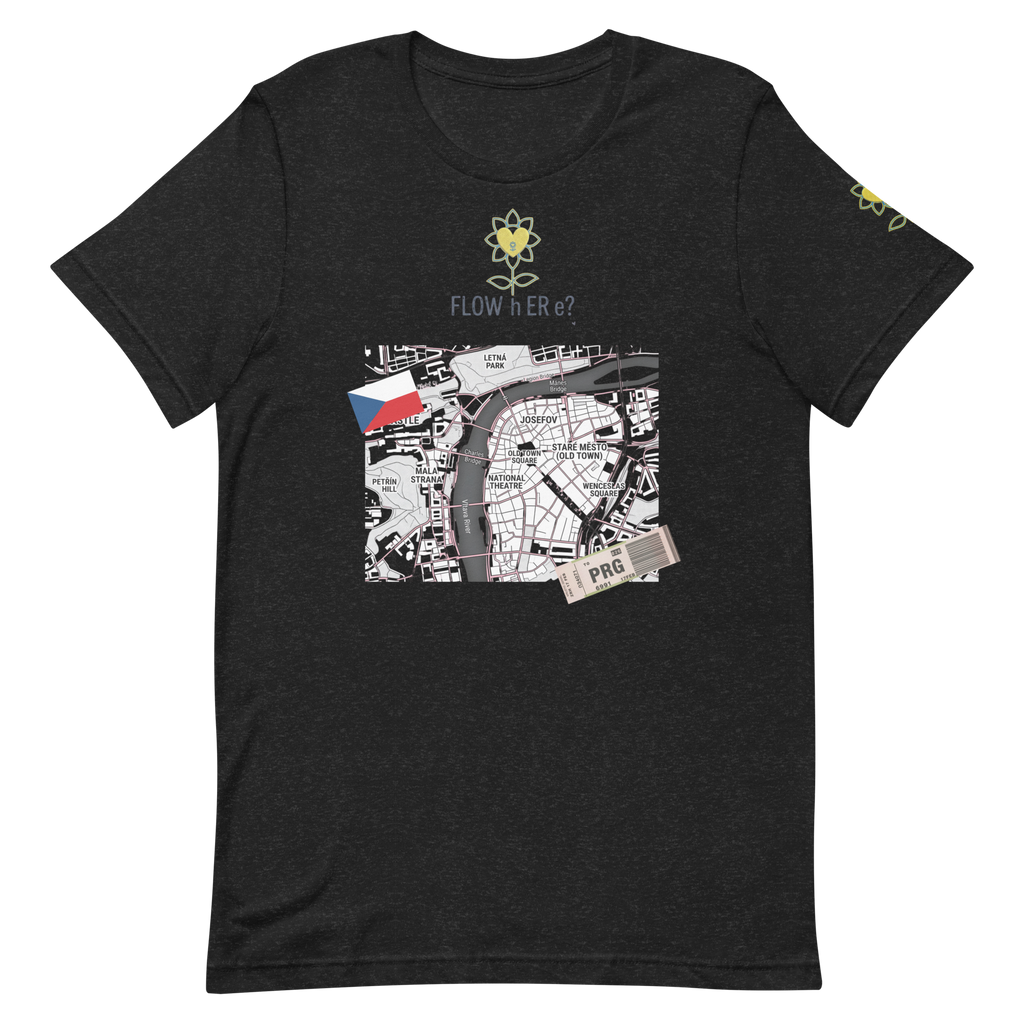 FloWhere? PRG — Unisex T-Shirt - Alivwood
