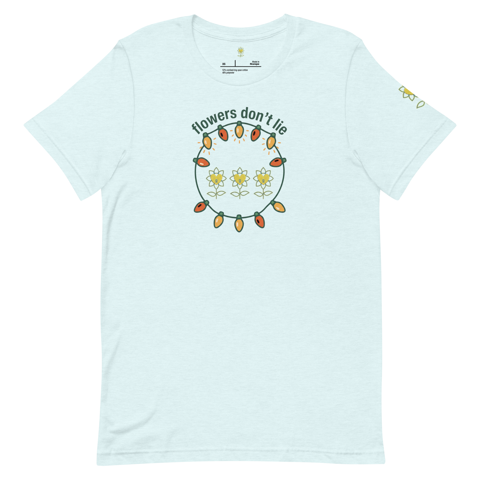 FlowersDontLie Unisex t-shirt - Alivwood