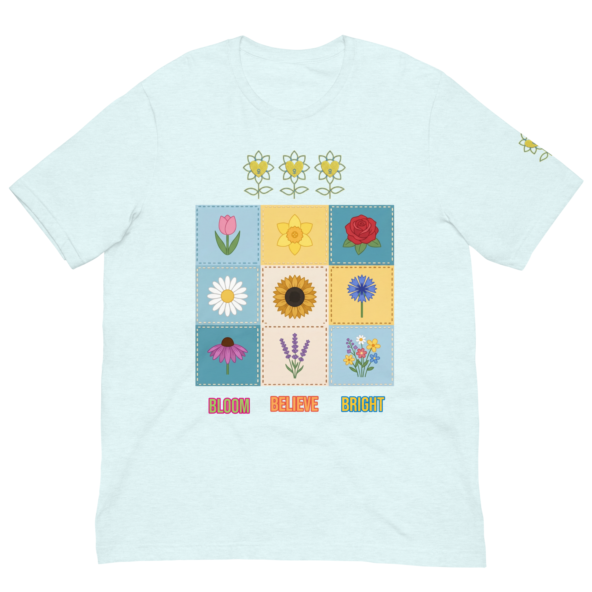 Flower matrix Unisex t-shirt - Alivwood