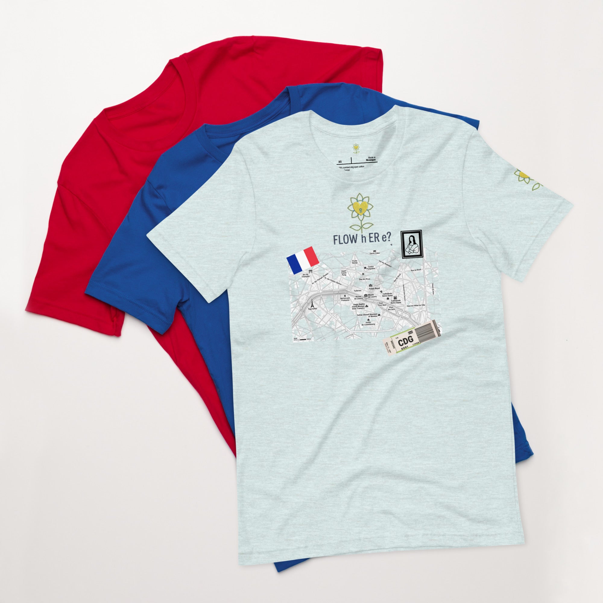 FloWhere? CDG — Unisex T-Shirt - Alivwood