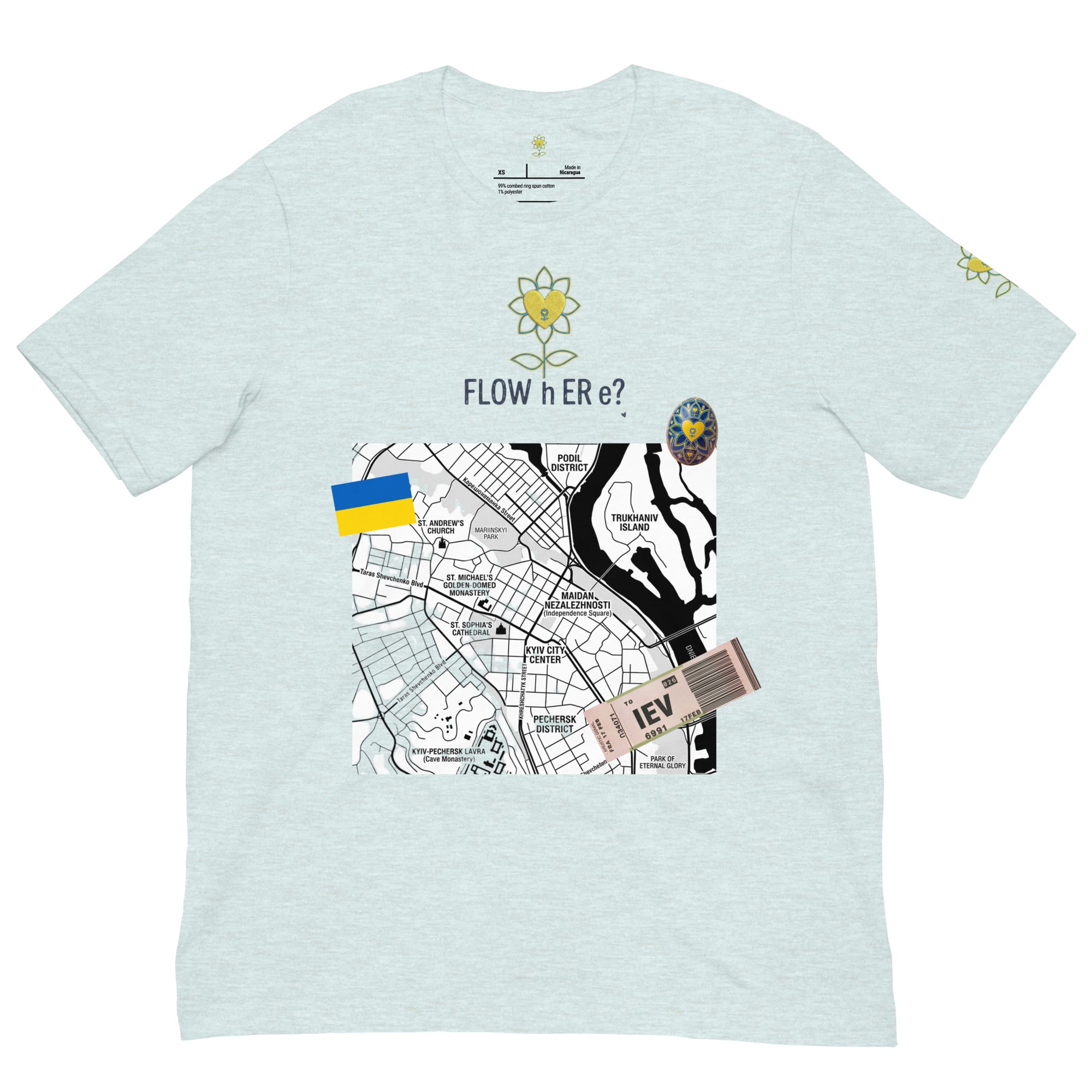 FloWhere? IEV — Unisex T-Shirt - Alivwood