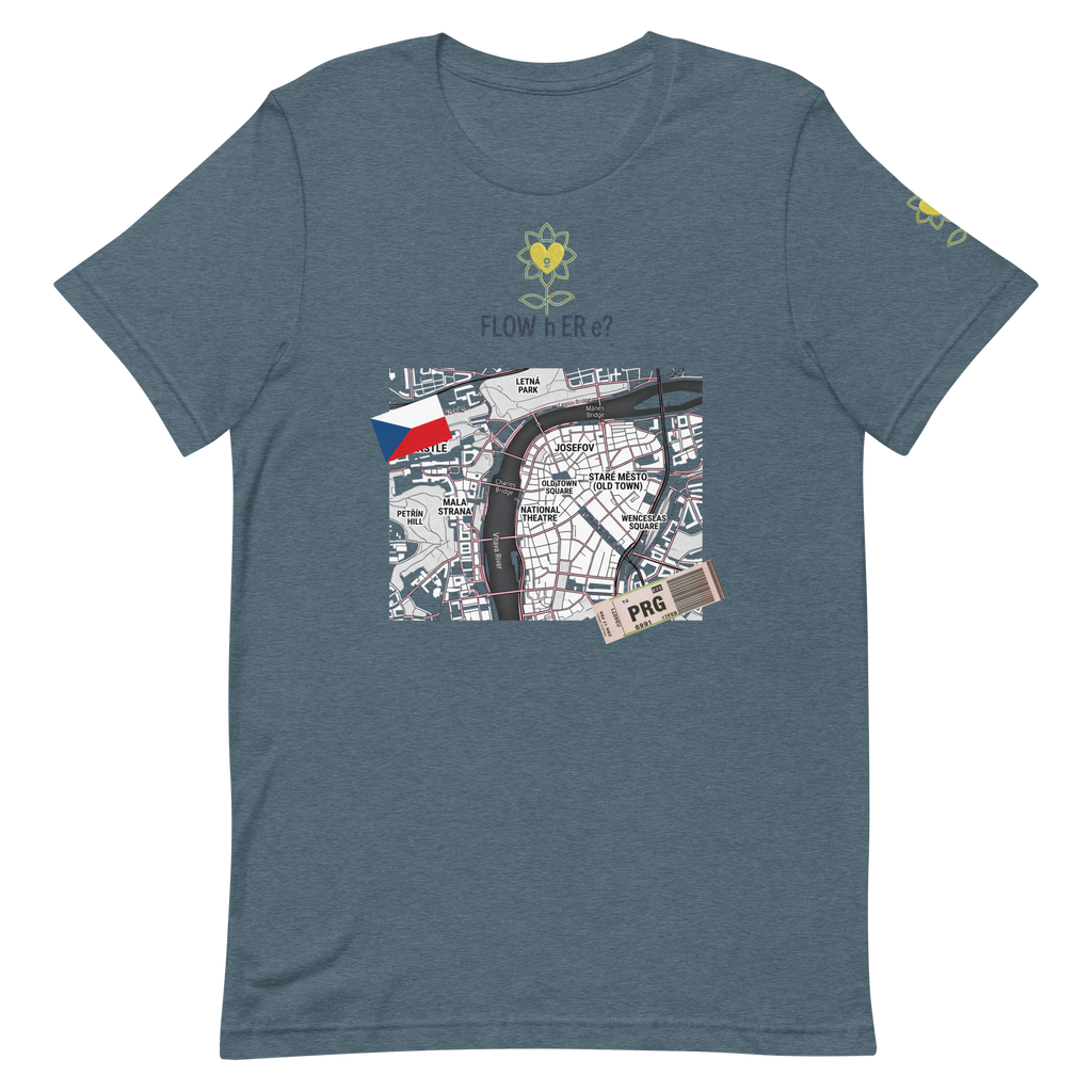 FloWhere? PRG — Unisex T-Shirt - Alivwood