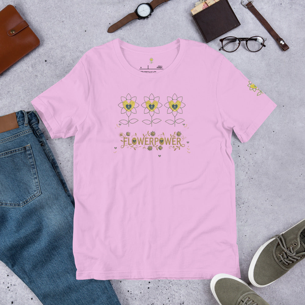 FlowerPower t-shirt - Alivwood