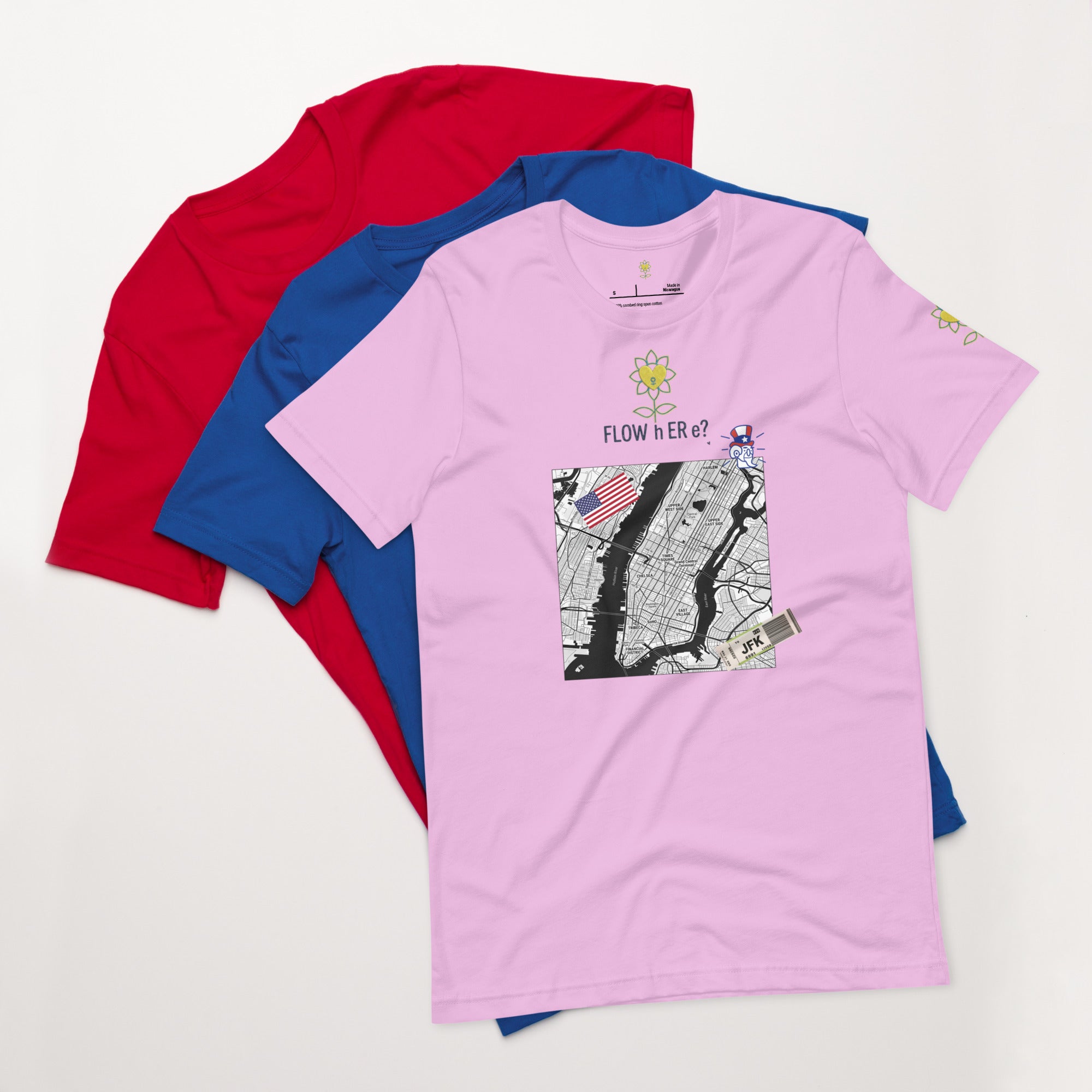 FloWhere? JFK — Unisex T-Shirt - Alivwood