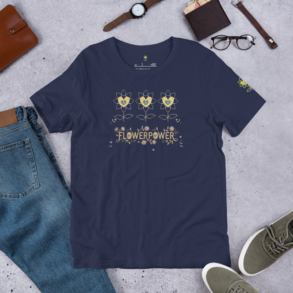 FlowerPower t-shirt - Alivwood