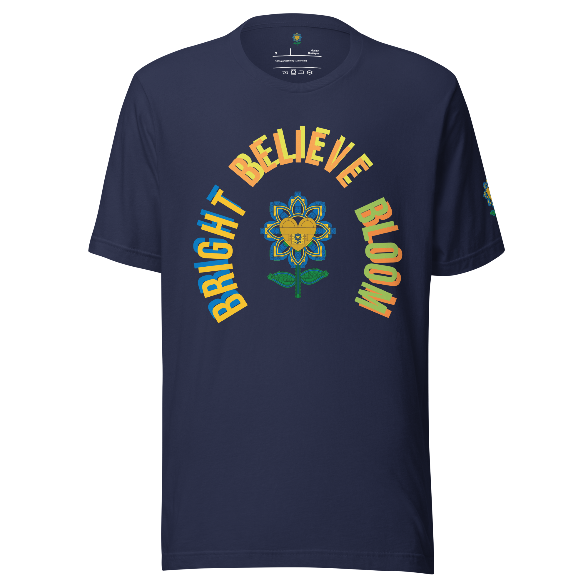 Bloom Believe Bright Bricks Tee - Alivwood