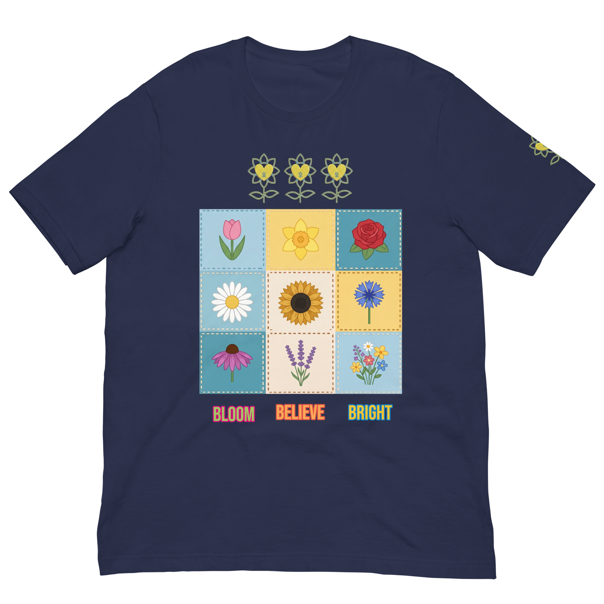 Flower matrix Unisex t-shirt - Alivwood