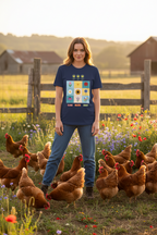 Flower matrix Unisex t-shirt - Alivwood