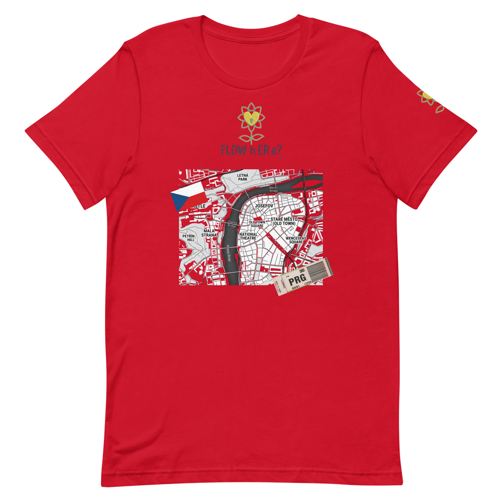 FloWhere? PRG — Unisex T-Shirt - Alivwood