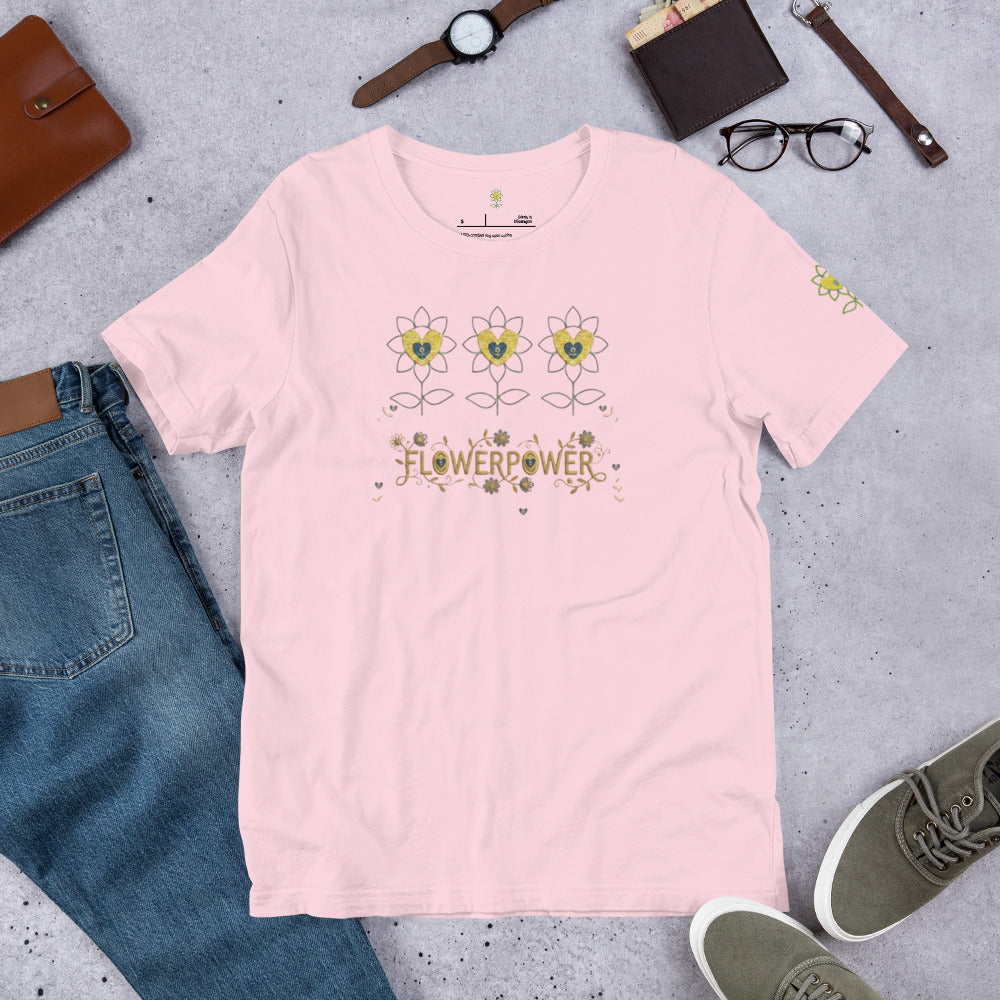 FlowerPower t-shirt - Alivwood