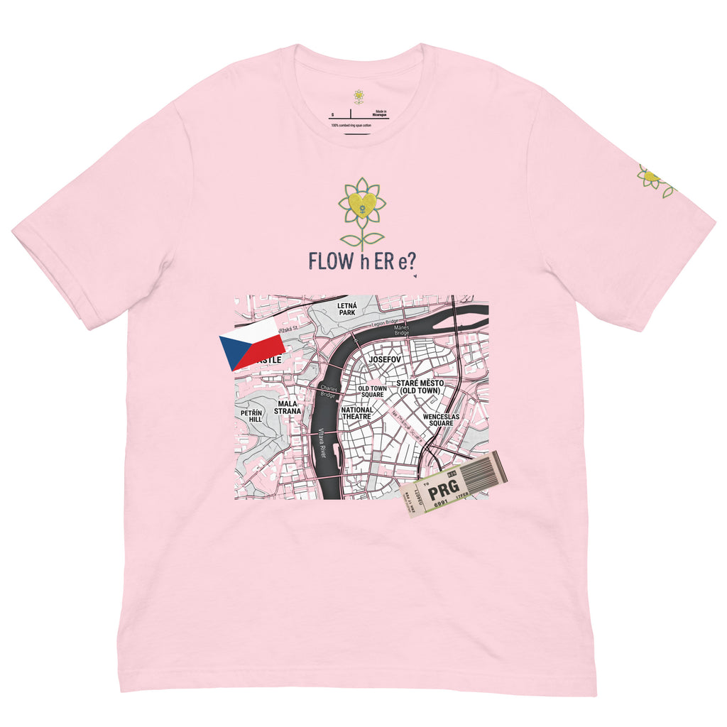 FloWhere? PRG — Unisex T-Shirt - Alivwood