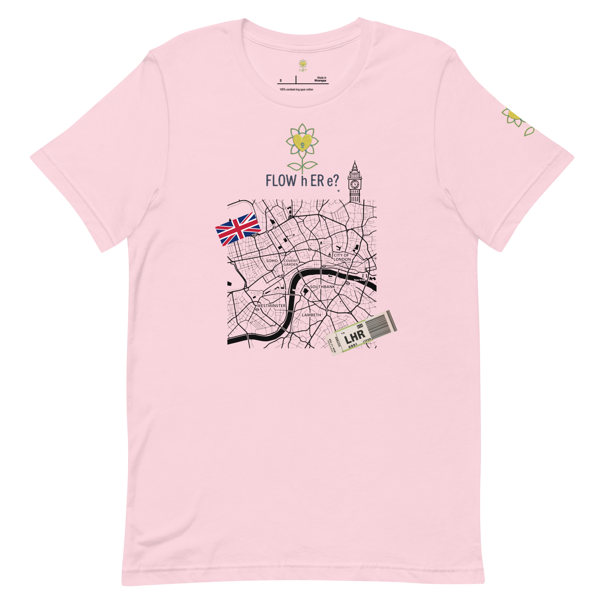 FloWhere? LHR — Unisex T-Shirt - Alivwood