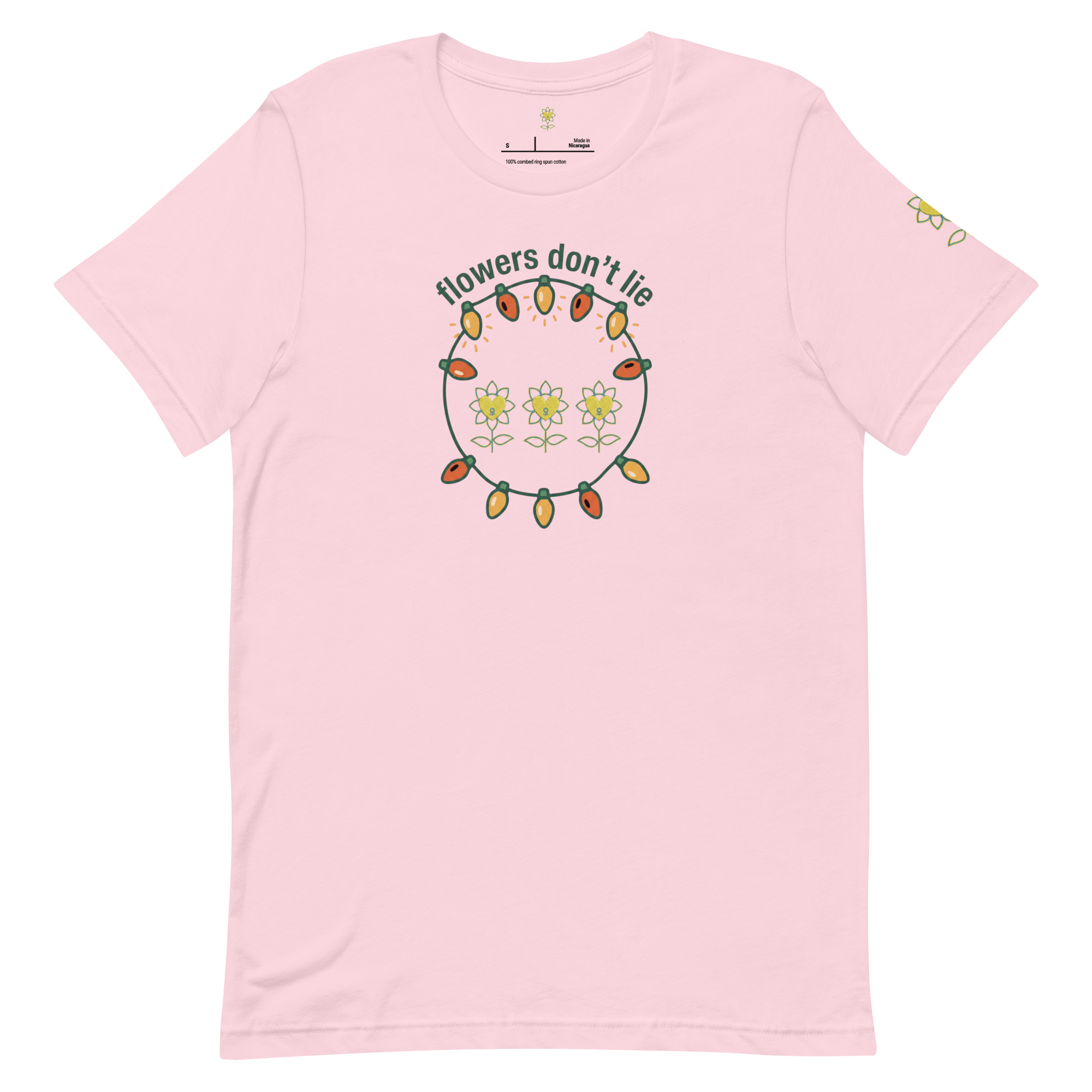 FlowersDontLie Unisex t-shirt - Alivwood