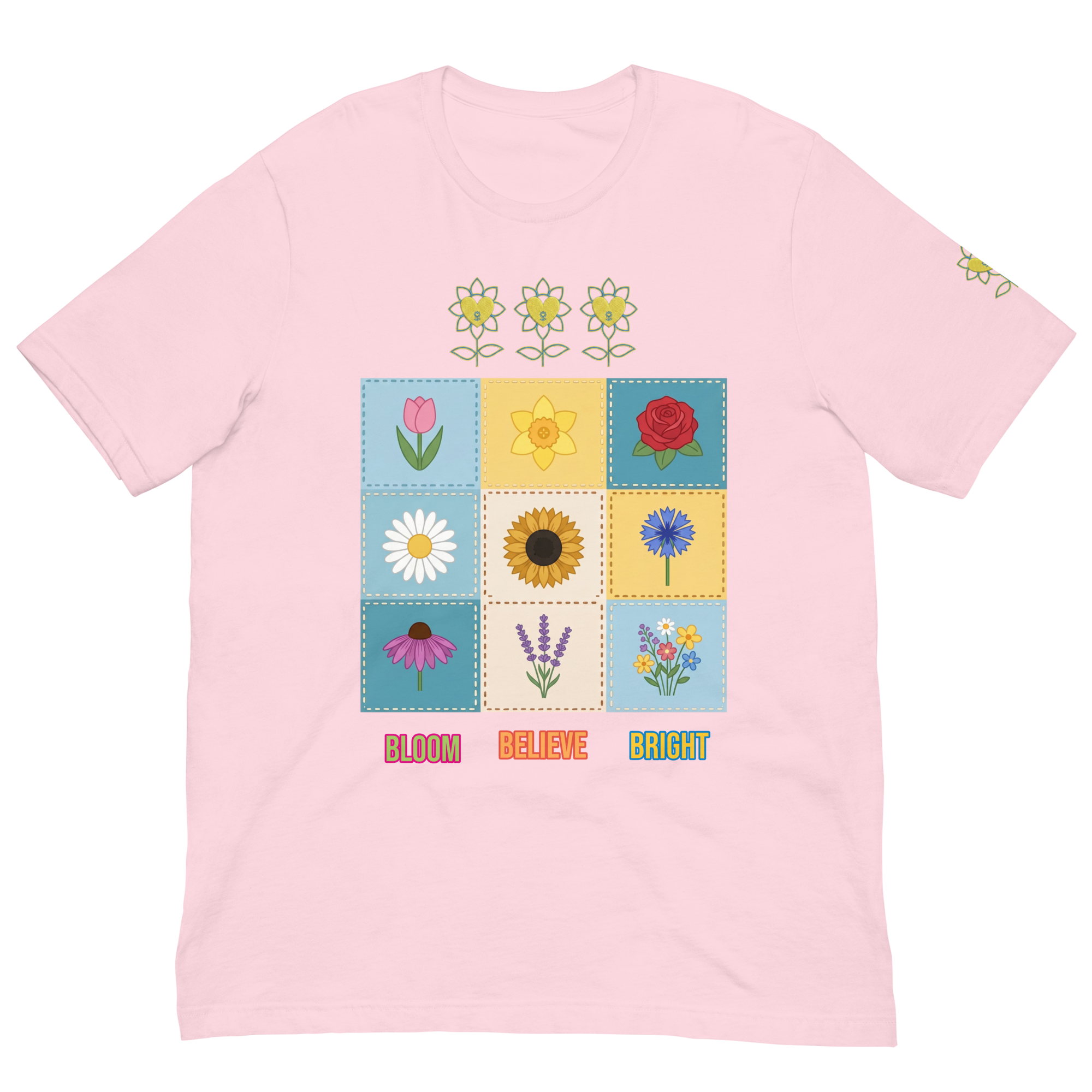 Flower matrix Unisex t-shirt - Alivwood