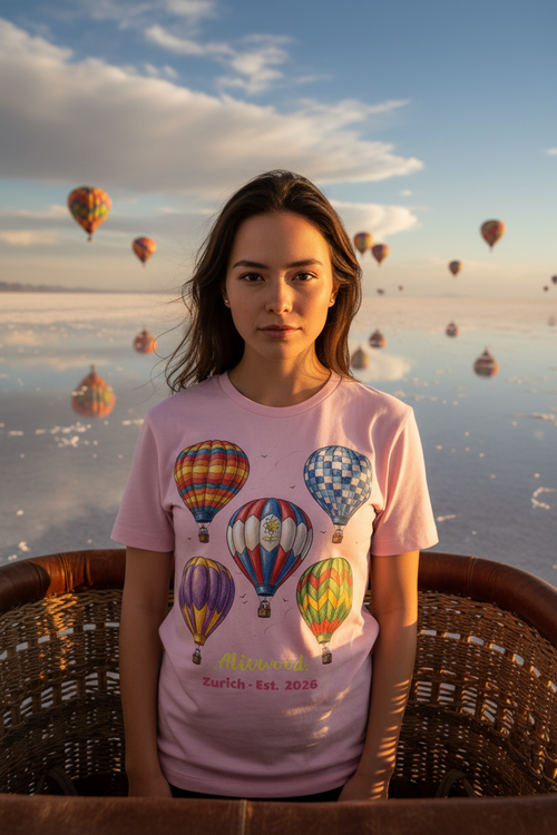 Alivwood Air Balloons Unisex T-shirt - Alivwood