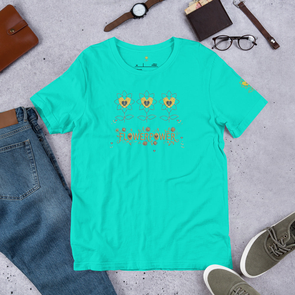 FlowerPower t-shirt - Alivwood