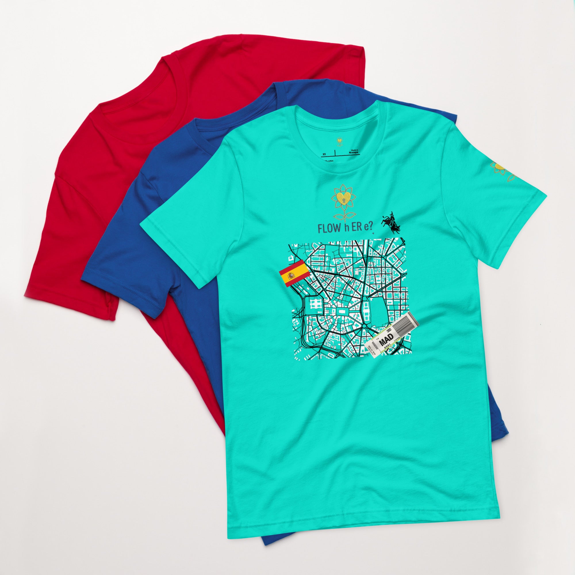 FloWhere? MAD Unisex t-shirt - Alivwood