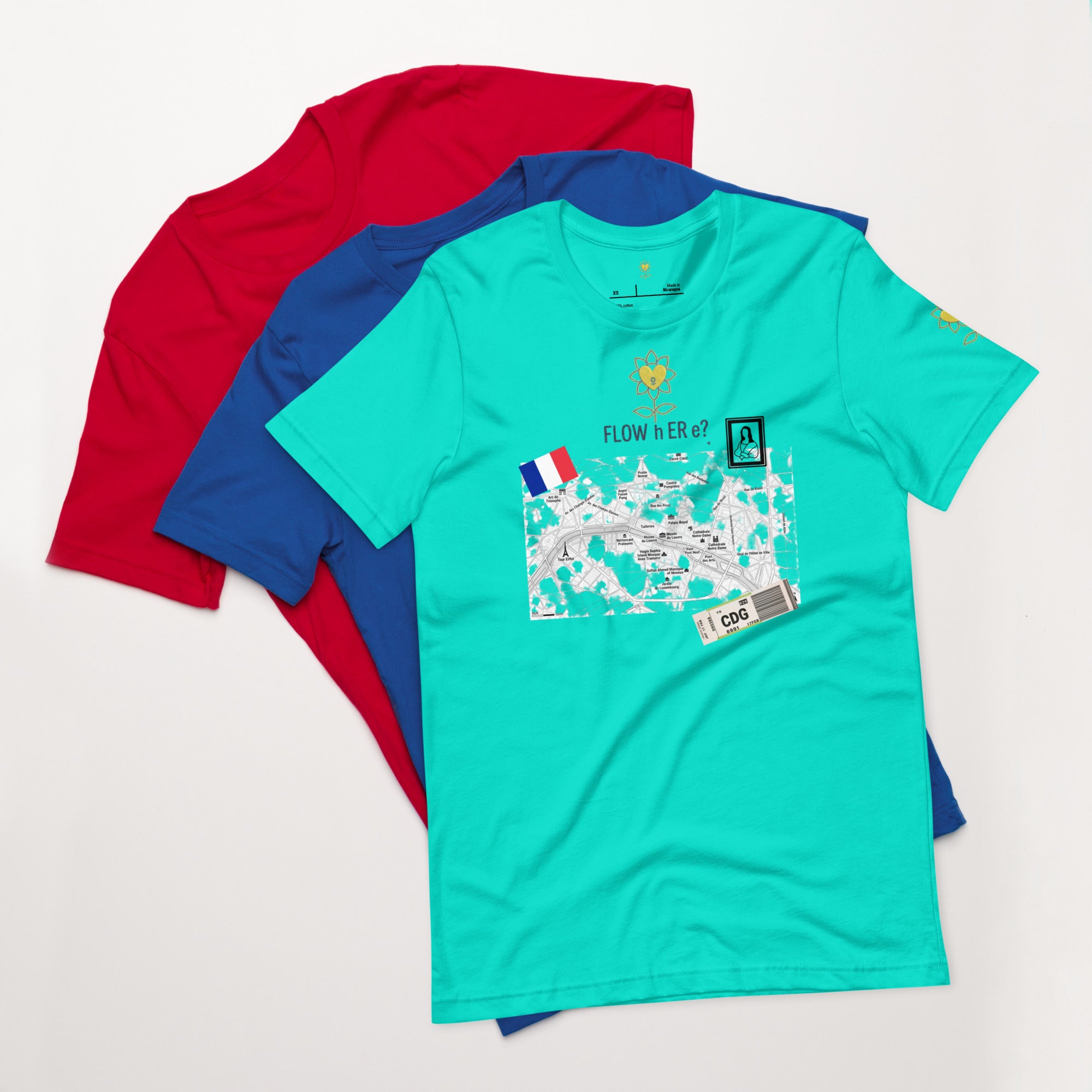 FloWhere? CDG — Unisex T-Shirt - Alivwood