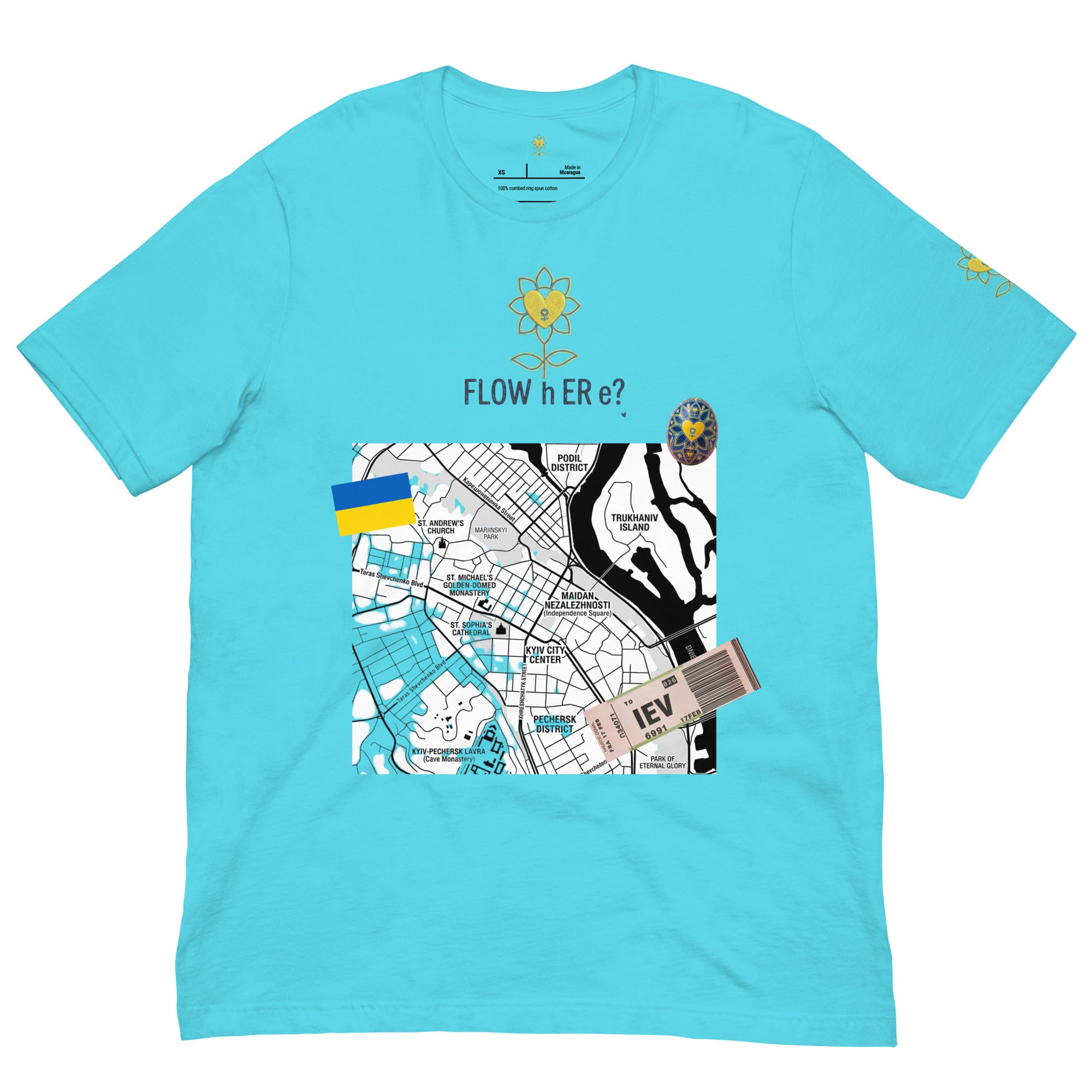 FloWhere? IEV — Unisex T-Shirt - Alivwood