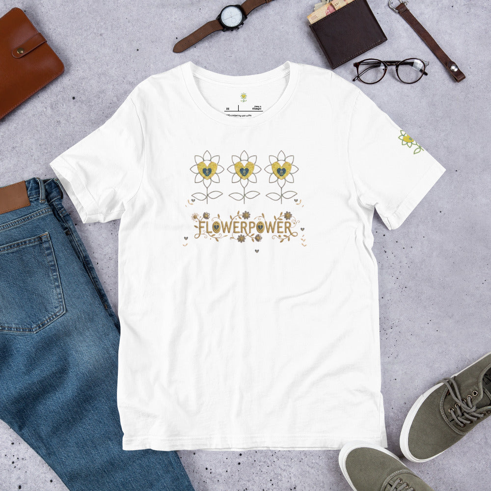 FlowerPower t-shirt - Alivwood