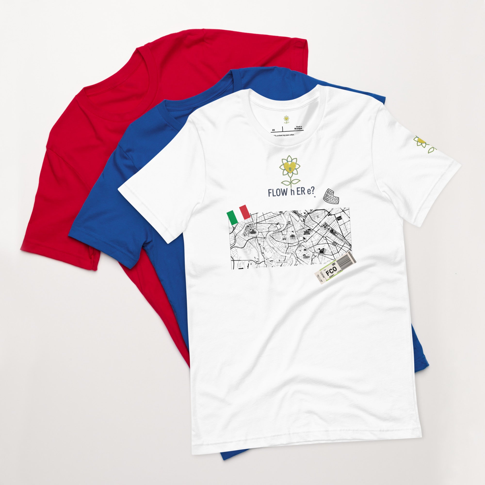 FloWhere? FCO — Unisex T-Shirt - Alivwood
