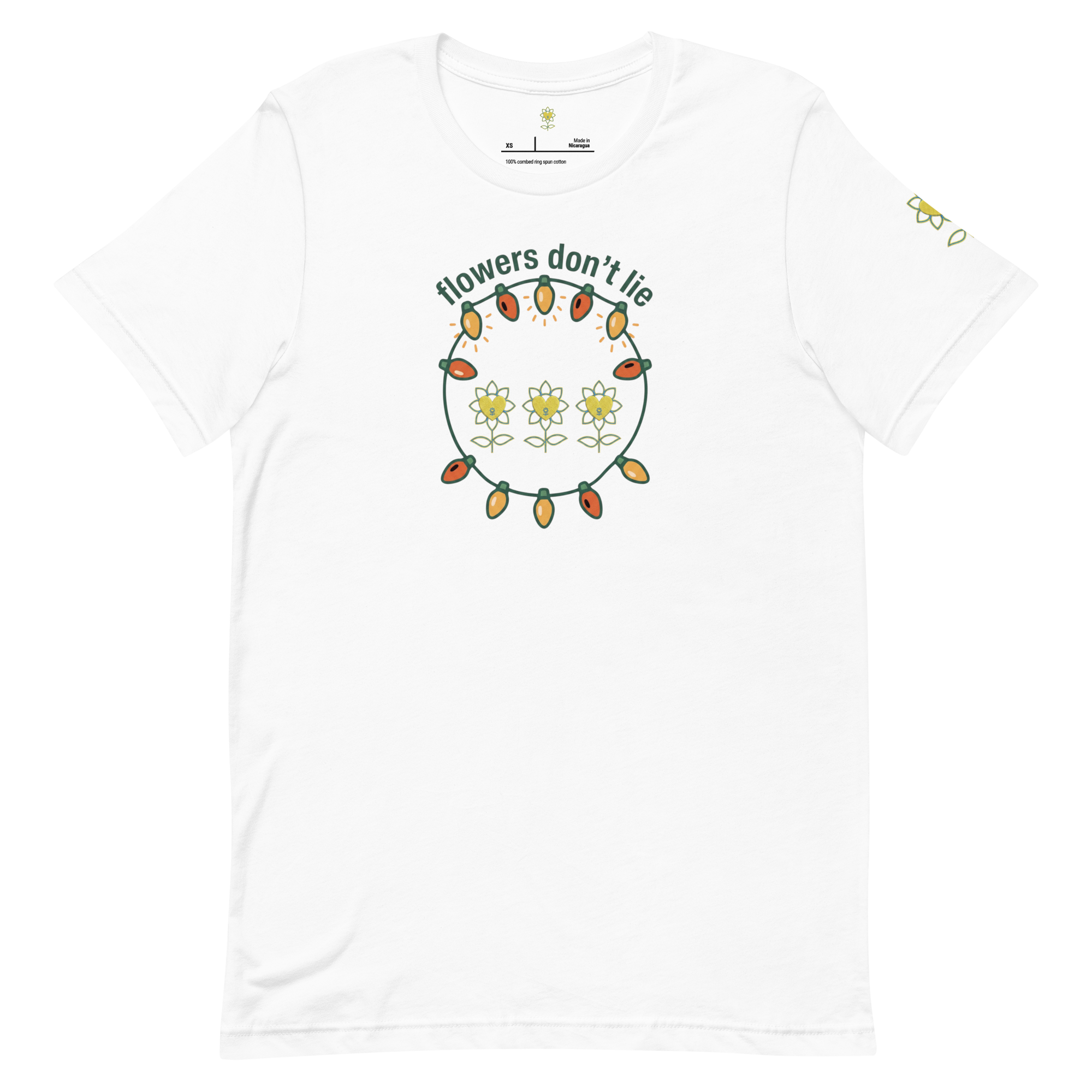 FlowersDontLie Unisex t-shirt - Alivwood
