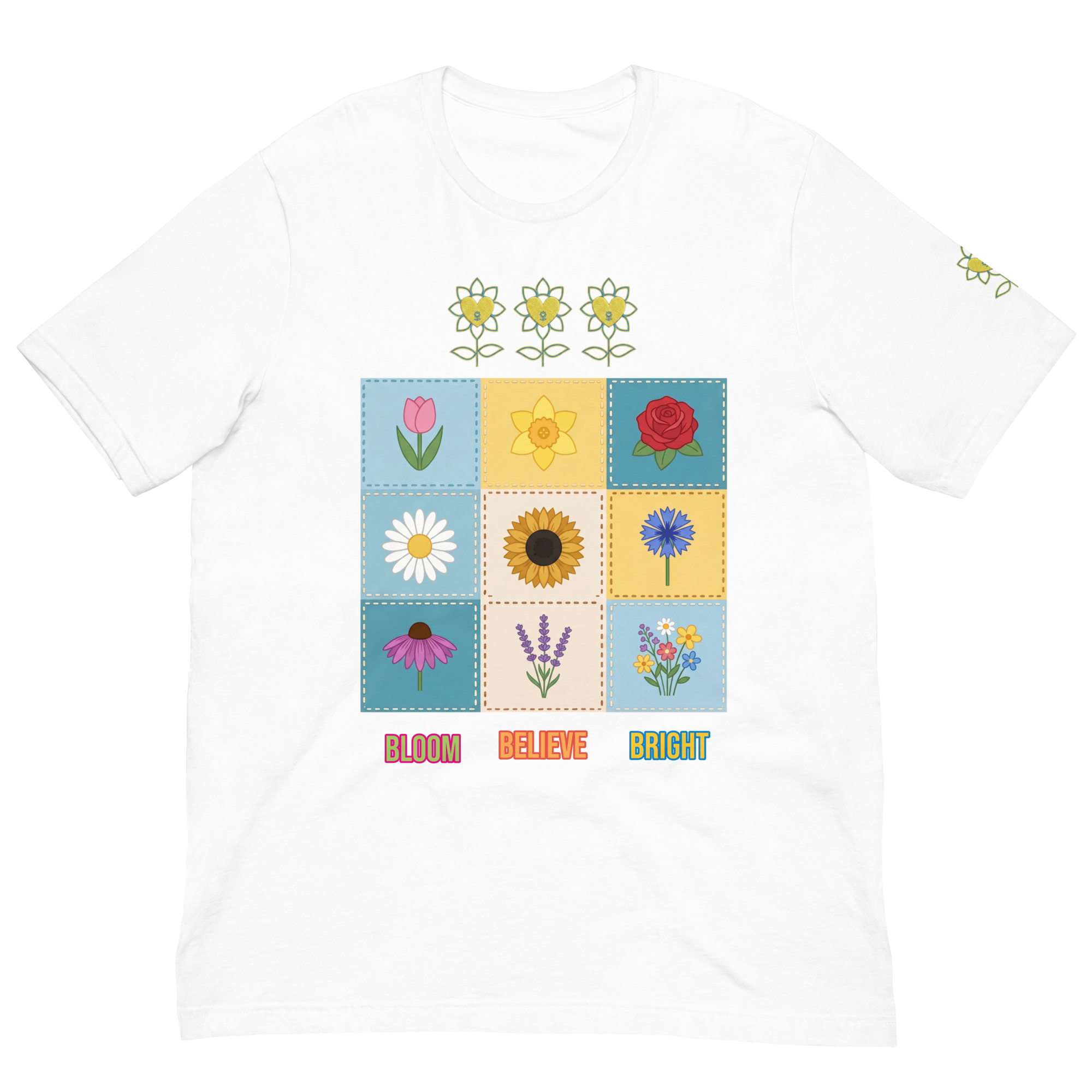 Flower matrix Unisex t-shirt - Alivwood
