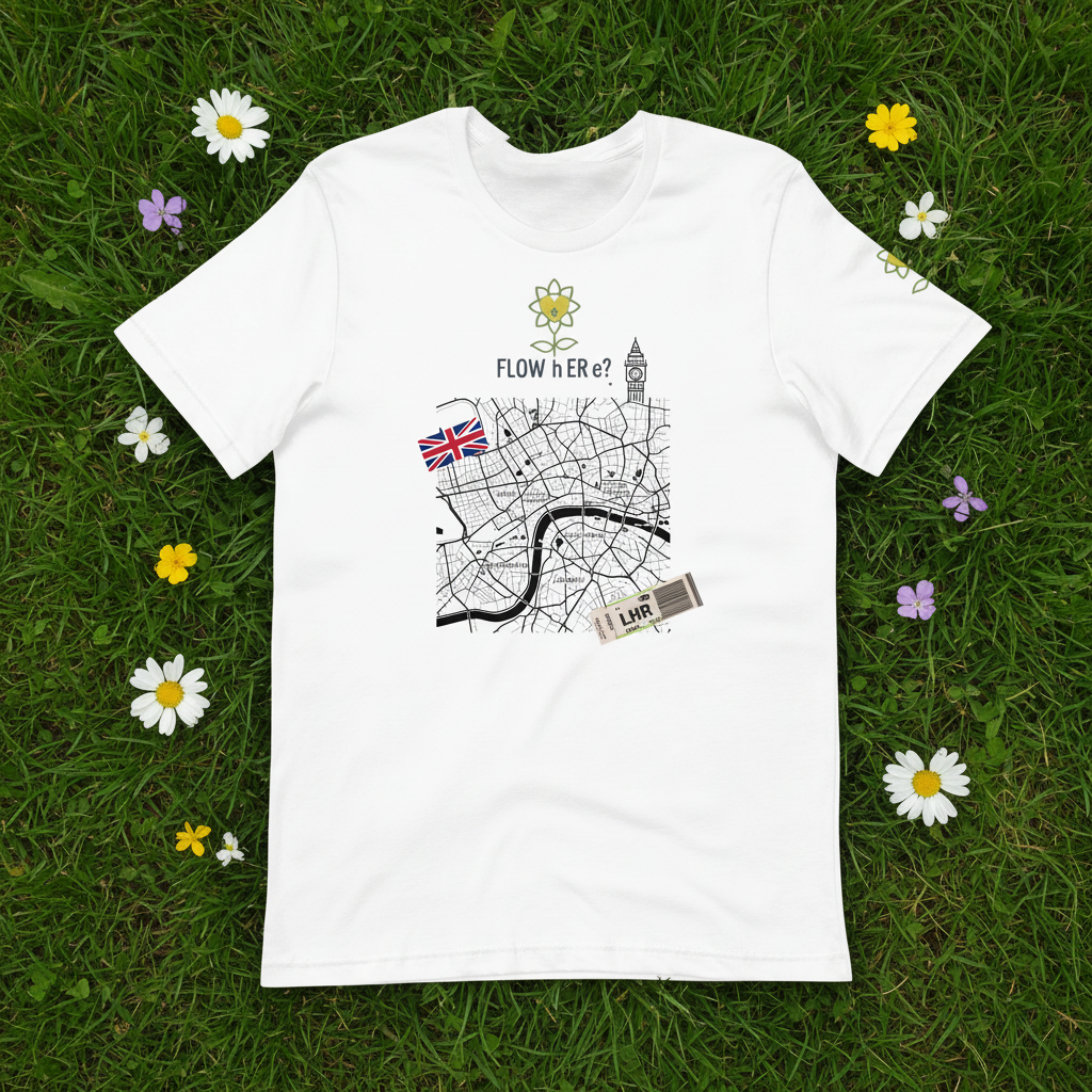 FloWhere? LHR — Unisex T-Shirt - Alivwood