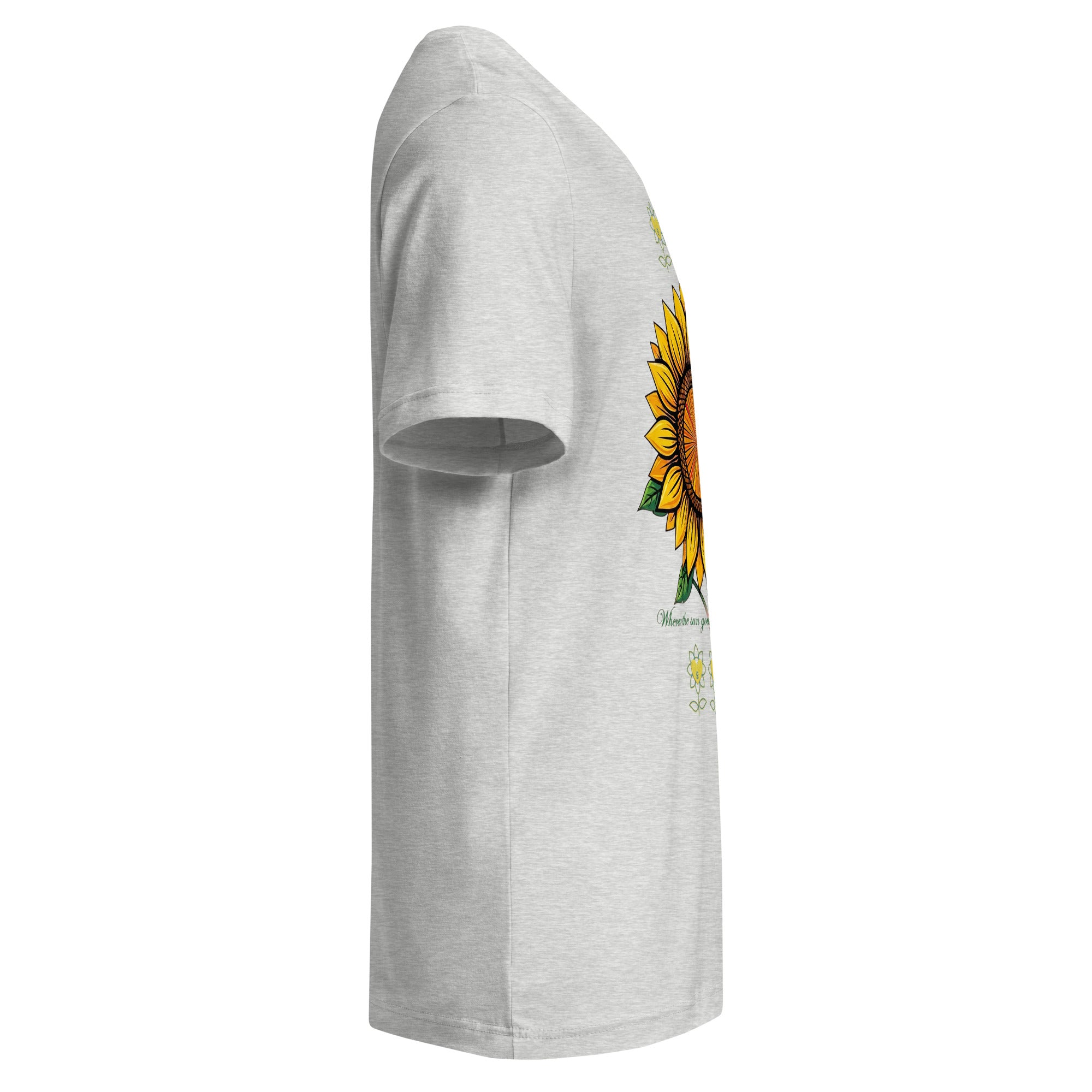 Sunflower Unisex Short Sleeve V-Neck T-Shirt - Alivwood