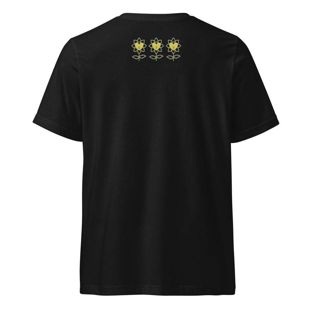 FlowerMood Unisex Short Sleeve V-Neck T-Shirt - Alivwood