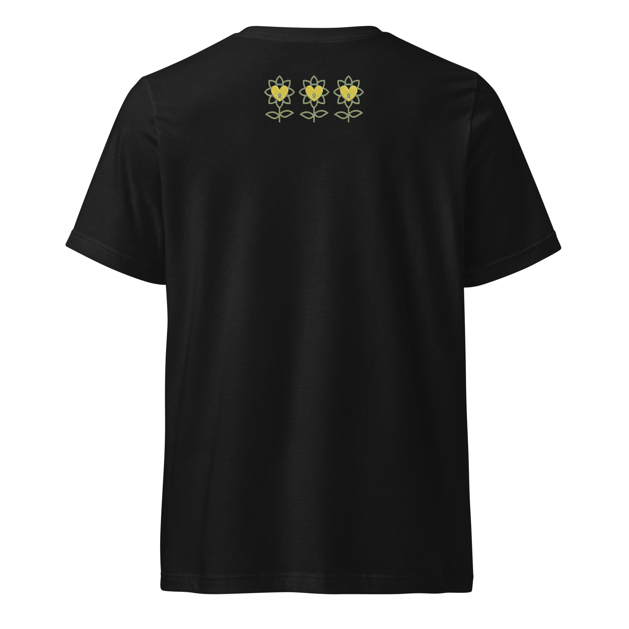 FlowerMood Unisex Short Sleeve V-Neck T-Shirt - Alivwood